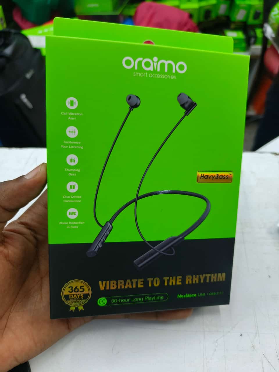 Oraimo Necklace Lite OEB-E91D – HavyBass Wireless Earphones