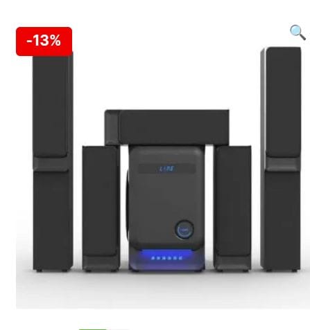 Premium Home Theater Speaker System Main